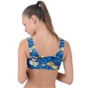 Seamless-pattern-with-nice-planes-cartoon Front Tie Bikini Top View2