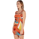 Seamless-pattern-vector-beach-holiday-theme-set Bodycon Dress View2