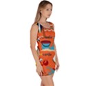 Seamless-pattern-vector-beach-holiday-theme-set Bodycon Dress View3