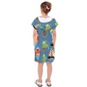 Seamless-pattern-with-sailing-cartoon Kids  Drop Waist Dress View2