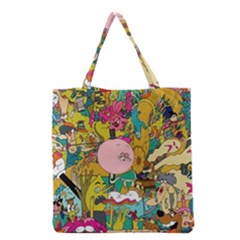 Cartoon Wallpapers Grocery Tote Bag