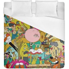 Cartoon Wallpapers Duvet Cover (king Size) by Jancukart