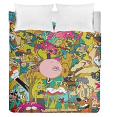 Cartoon Wallpapers Duvet Cover Double Side (queen Size)