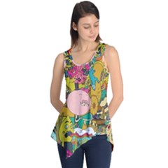 Cartoon Wallpapers Sleeveless Tunic