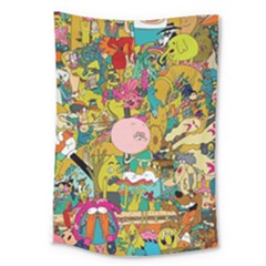 Cartoon Wallpapers Large Tapestry