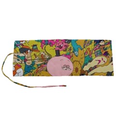 Cartoon Wallpapers Roll Up Canvas Pencil Holder (s)