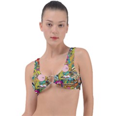 Cartoon Wallpapers Ring Detail Bikini Top