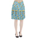 Buses-cartoon-pattern-vector Pleated Skirt View1