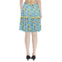 Buses-cartoon-pattern-vector Pleated Skirt View2