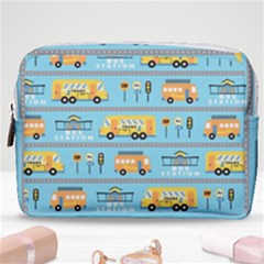 Buses-cartoon-pattern-vector Make Up Pouch (medium)