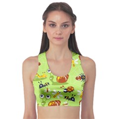 Little-animals-cartoon Sports Bra