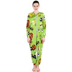 Little-animals-cartoon Onepiece Jumpsuit (ladies)