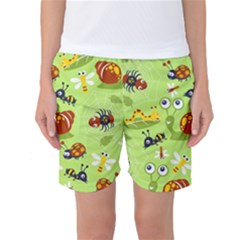 Little-animals-cartoon Women s Basketball Shorts