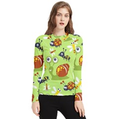 Little-animals-cartoon Women s Long Sleeve Rash Guard by Jancukart