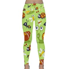 Little-animals-cartoon Lightweight Velour Classic Yoga Leggings by Jancukart