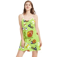 Little-animals-cartoon Summer Frill Dress