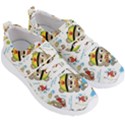 Vector-seamless-pattern-cute-fishing-animals-cartoon Men s Velcro Strap Shoes View3