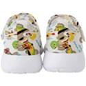 Vector-seamless-pattern-cute-fishing-animals-cartoon Men s Velcro Strap Shoes View4