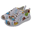 Vector-seamless-pattern-cute-fishing-animals-cartoon Athletic Shoes View2