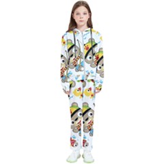 Vector-seamless-pattern-cute-fishing-animals-cartoon Kids  Tracksuit