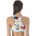 Seamless-pattern-vector-sailing-equipments-cartoon Sports Bra View2