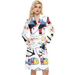 Seamless-pattern-vector-sailing-equipments-cartoon Long Sleeve Velour Robe