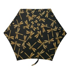 Golden-dragonfly-seamless-pattern-textile-design-wallpaper-wrapping-paper-scrapbooking Mini Folding Umbrellas by Jancukart