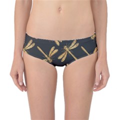 Golden-dragonfly-seamless-pattern-textile-design-wallpaper-wrapping-paper-scrapbooking Classic Bikini Bottoms