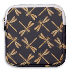 Golden-dragonfly-seamless-pattern-textile-design-wallpaper-wrapping-paper-scrapbooking Mini Square Pouch