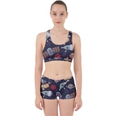 Hand-drawn-pattern-space-elements-collection Work It Out Gym Set