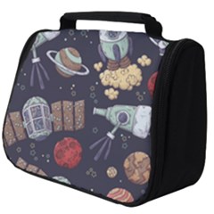 Hand-drawn-pattern-space-elements-collection Full Print Travel Pouch (big)