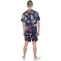 Hand-drawn-pattern-space-elements-collection Men s Mesh Tee and Shorts Set View2