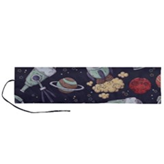 Hand-drawn-pattern-space-elements-collection Roll Up Canvas Pencil Holder (l)