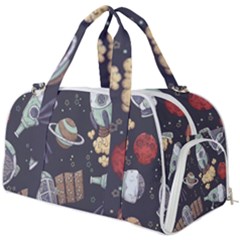 Hand-drawn-pattern-space-elements-collection Burner Gym Duffel Bag