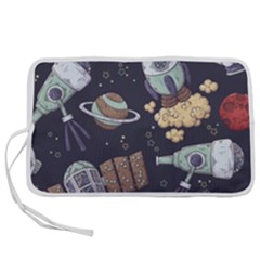 Hand-drawn-pattern-space-elements-collection Pen Storage Case (m) by Jancukart