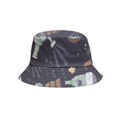 Hand-drawn-pattern-space-elements-collection Bucket Hat (kids)