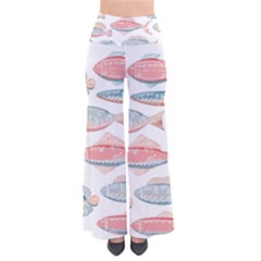 Hand-drawn-seamless-pattern-with-cute-fishes-doodle-style-pink-blue-colors So Vintage Palazzo Pants