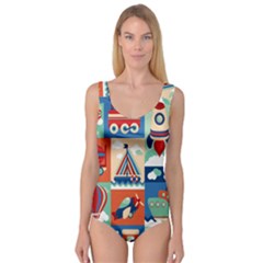 Toy-transport-cartoon-seamless-pattern-with-airplane-aerostat-sail-yacht-vector-illustration Princess Tank Leotard 