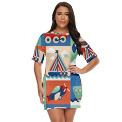 Toy-transport-cartoon-seamless-pattern-with-airplane-aerostat-sail-yacht-vector-illustration Just Threw It On Dress