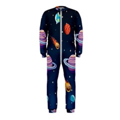 Background-template-with-bright-stars-dark-sky Onepiece Jumpsuit (kids) by Jancukart