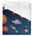 Background-template-with-bright-stars-dark-sky Duvet Cover (Queen Size) View1