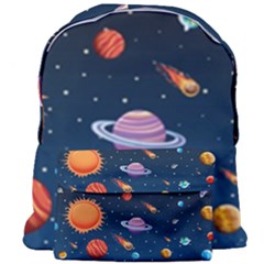 Background-template-with-bright-stars-dark-sky Giant Full Print Backpack