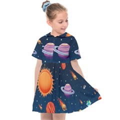 Background-template-with-bright-stars-dark-sky Kids  Sailor Dress