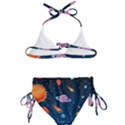 Background-template-with-bright-stars-dark-sky Kids  Classic Bikini Set View2