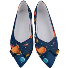 Background-template-with-bright-stars-dark-sky Women s Bow Heels