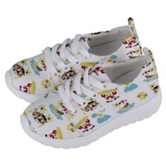 Vector-pattern-with-funny-animals-cartoon-summer-holiday-beach Kids  Lightweight Sports Shoes