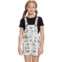 Vector-pattern-with-funny-animals-cartoon-summer-holiday-beach Kids  Short Overalls View1