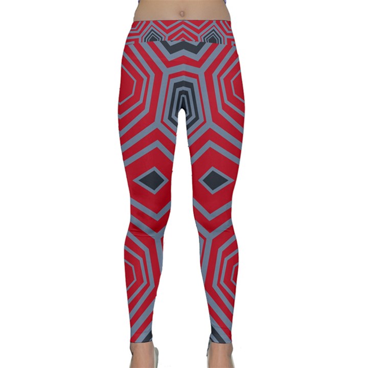 Abstract pattern geometric backgrounds  Classic Yoga Leggings