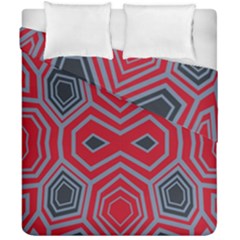 Abstract Pattern Geometric Backgrounds  Duvet Cover Double Side (california King Size) by Eskimos