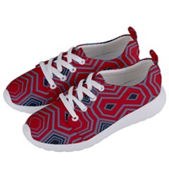 Abstract Pattern Geometric Backgrounds  Women s Lightweight Sports Shoes by Eskimos